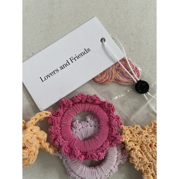 Lovers Friends Swim String Bikini Bottom Jinny Crochet Swimwear - Picture 7 of 9